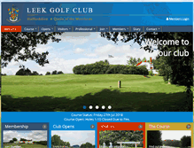 Tablet Screenshot of leekgolfclub.co.uk